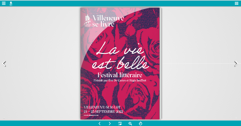 Programme festival litteraire 2022